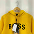 ボス BOSS ロゴプリント スマイルパッチ スウェットパーカー メンズ XS