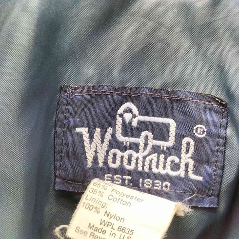 ウールリッチ WOOLRICH 80-90s USA製 NEWPORT ツートンフィールドジャケット メンズ L