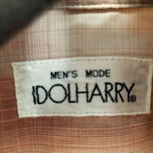 IDOLHARRY L/Sオンブレチェックシャツ メンズ