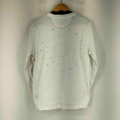 ポールスミス Paul Smith ロゴ刺繍 クルーネック L/S Tシャツ メンズ import:M
