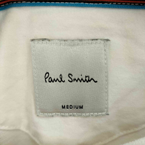 ポールスミス Paul Smith ロゴ刺繍 クルーネック L/S Tシャツ メンズ import:M
