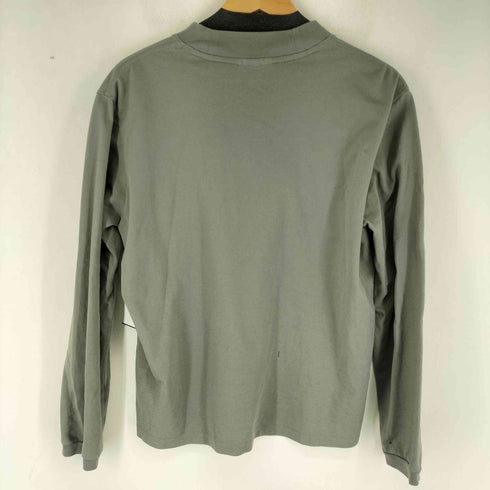 ラコステ LACOSTE ロゴ刺繍 クルーネック L/S Tシャツ メンズ import:M