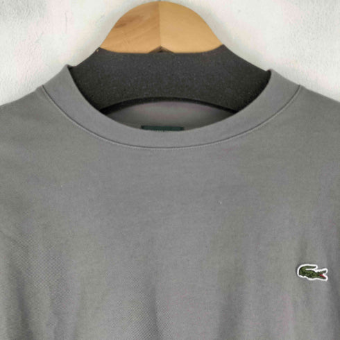 ラコステ LACOSTE ロゴ刺繍 クルーネック L/S Tシャツ メンズ import:M