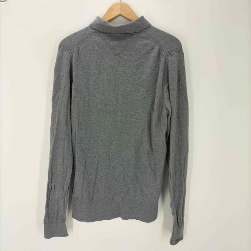 トミーヒルフィガー TOMMY HILFIGER シルク カシミヤ混 L/S ニット ポロシャツ メンズ import:S
