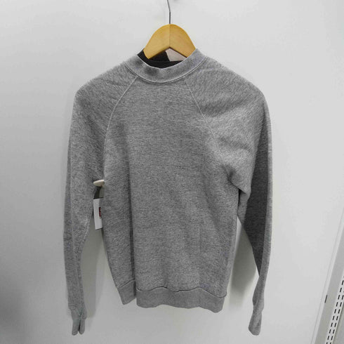 タルテックス TULTEX 80S USA製 Carnegle Mellon University カレッジ ロゴ プリント ラグランスリーブ 霜降り スウェット メンズ import:M