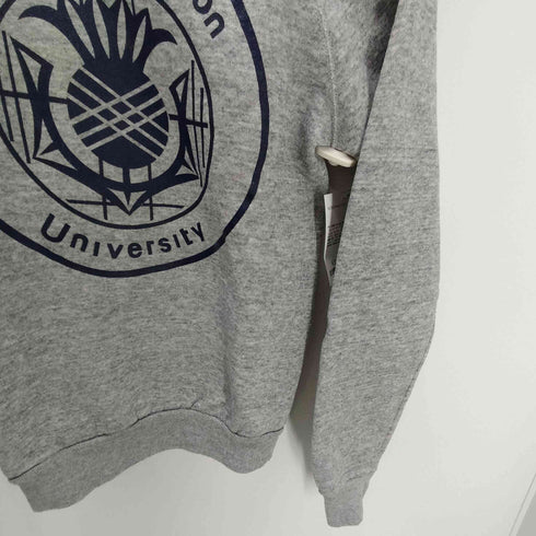 タルテックス TULTEX 80S USA製 Carnegle Mellon University カレッジ ロゴ プリント ラグランスリーブ 霜降り スウェット メンズ import:M