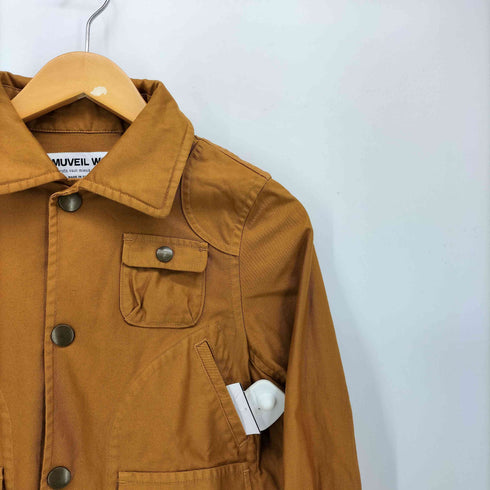 ミュベール ワーク MUVEIL WORK Pleats Hunting Jacket プリーツ ハンティング ジャケット レディース JPN:36