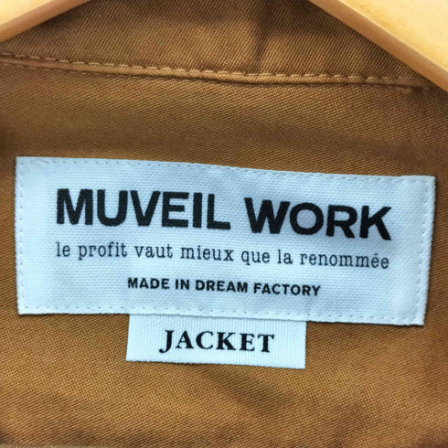 ミュベール ワーク MUVEIL WORK Pleats Hunting Jacket プリーツ ハンティング ジャケット レディース JPN:36