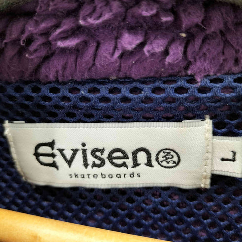エビセンスケートボーズ Evisen skateboards 高田音楽製作所 ボアフリースアノラックパーカー メンズ JPN:L