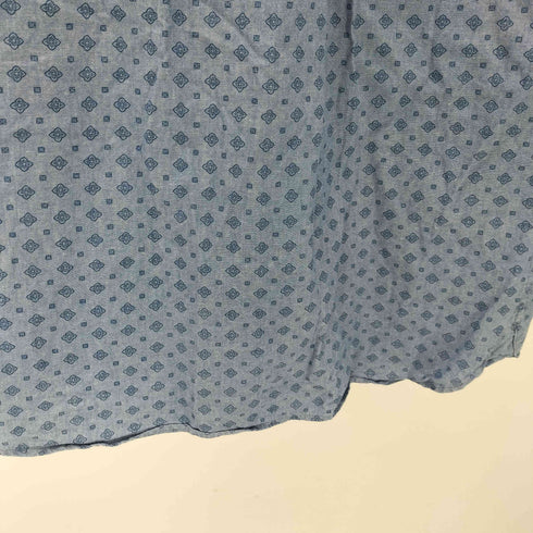 ブルックスブラザーズレッドフリース BROOKS BROTHERS REDFLEECE 総柄 コットン ボタンダウン S/S シャツ メンズ import:XS