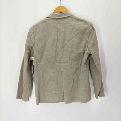 バーバリーズ BURBERRYS リネン混2Bテーラードジャケット レディース