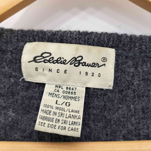 エディーバウアー Eddie Bauer 90S スリランカ製 ウールニットベスト メンズ L