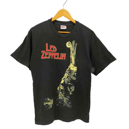 ヘインズ Hanes 90S USA製 STAIRWAY TO HEAVEN ロック バンド グラフィック プリント S/S クルーネック Tシャツ コピーライト1984 メンズ import:L