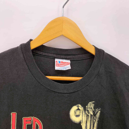 ヘインズ Hanes 90S USA製 STAIRWAY TO HEAVEN ロック バンド グラフィック プリント S/S クルーネック Tシャツ コピーライト1984 メンズ import:L