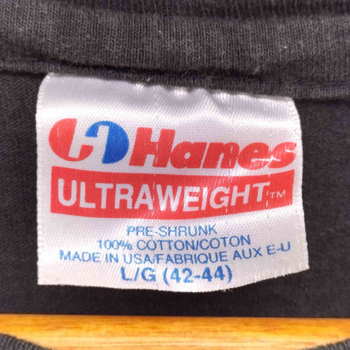 ヘインズ Hanes 90S USA製 STAIRWAY TO HEAVEN ロック バンド グラフィック プリント S/S クルーネック Tシャツ コピーライト1984 メンズ import:L