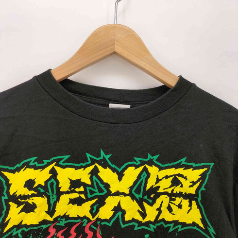 プリントスター printstar パンク ロック バンド グラフィック プリント S/S クルーネック Tシャツ メンズ JPN:M