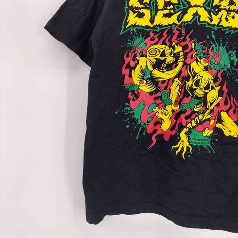 プリントスター printstar パンク ロック バンド グラフィック プリント S/S クルーネック Tシャツ メンズ JPN:M