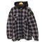 ディッキーズ Dickies 裏地キルティング ヘビーネル フーディチェックシャツジャケット メンズ 3xl