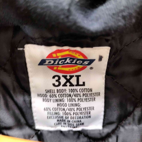 ディッキーズ Dickies 裏地キルティング ヘビーネル フーディチェックシャツジャケット メンズ 3xl
