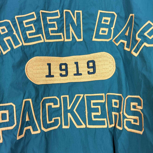 チームアパレル NFL TEAM APPAREL フットボール アウトライン カレッジロゴ カプセル 刺繍 ナイロン プルオーバー ジャケット メンズ import:M