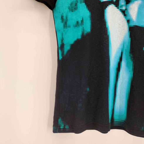 ジャンポールゴルチエオム Jean Paul GAULTIER HOMME Kiss Pixel Art Graphic T-Shirt キス ピクセル 両面グラフィック Tシャツ メンズ FR:48