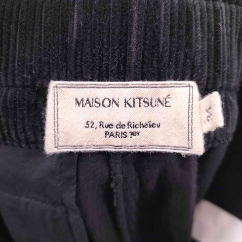 メゾンキツネ MAISON KITSUNE ハイウエスト コーデュロイパンツ レディース FR:34