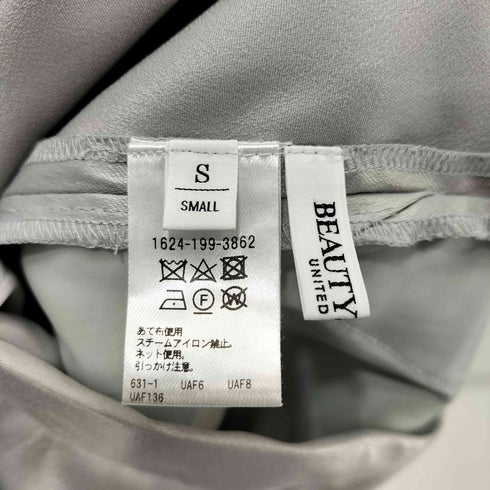 ビューティーアンドユースユナイテッドアローズ BEAUTY & YOUTH UNITED ARROWS 24AW サテン Iライン スカート レディース JPN:S