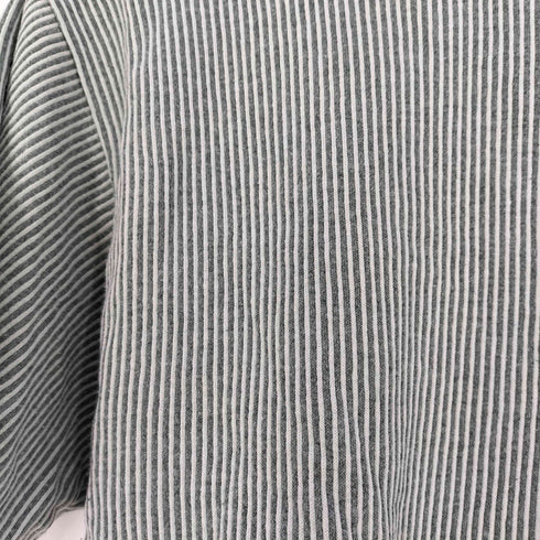 ローカルモーション local motion 90S USA製 Cal Cruボディ ロゴ刺繍 トリムネック ボーダー S/S Tシャツ シングルステッチ メンズ import:M