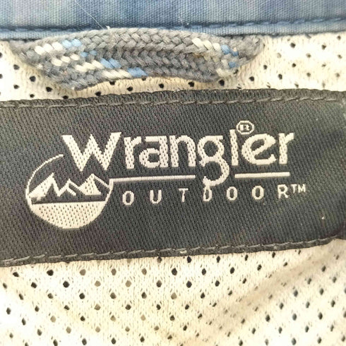 ラングラー Wrangler OUTDOOR 00s コットン フィッシングシャツ メンズ import:L