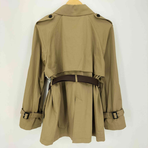 フレイアイディー FRAY I.D 25aw レザーベルトショートトレンチコート レディース JPN:1