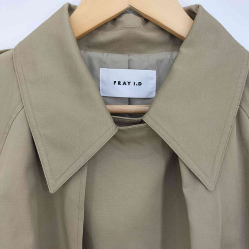 フレイアイディー FRAY I.D 25aw レザーベルトショートトレンチコート レディース JPN:1