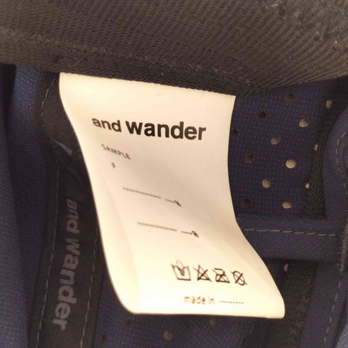 アンドワンダー and wander Tech Cap レディース