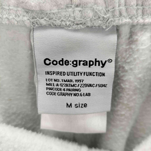 codegraphy ロゴ スウェットパンツ メンズ M