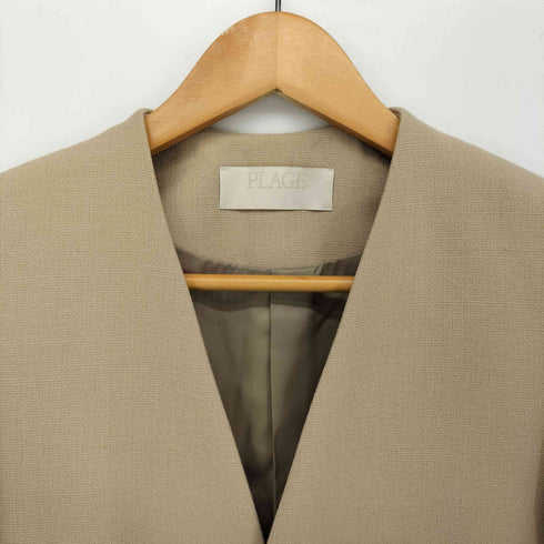 プラージュ PLAGE 24AW Collarless Big ジャケット レディース