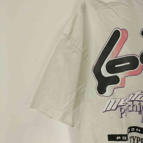 LOITER NY キャラクタープリントクルーネック半袖Tシャツ メンズ import:L