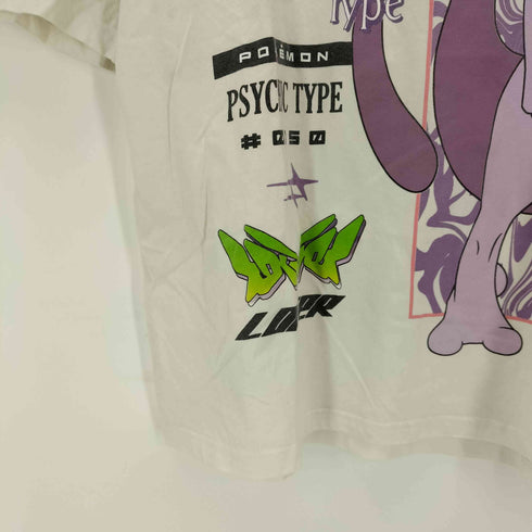 LOITER NY キャラクタープリントクルーネック半袖Tシャツ メンズ import:L