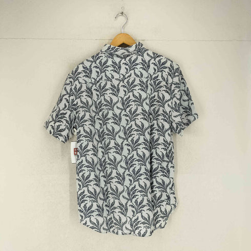 クラブモナコ CLUB MONACO リネン100 総柄BDシャツ メンズ M