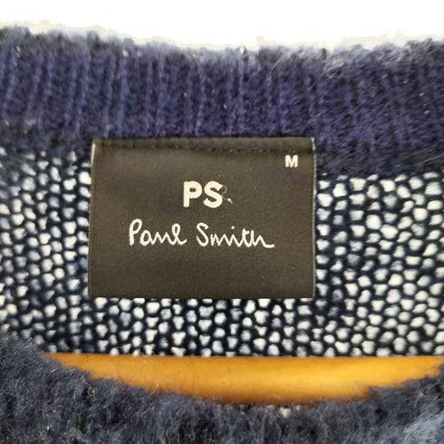 ピーエスポールスミス PS Paul Smith 21AW モヘヤ混 マルチカラー オンブレボーダー ニット セーター メンズ import:M