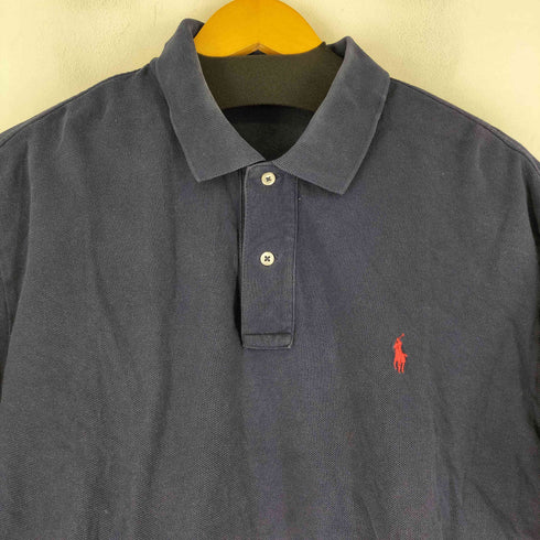 ポロバイラルフローレン Polo by RALPH LAUREN スモールポニー刺繍 S/S ポロシャツ メンズ import:XL