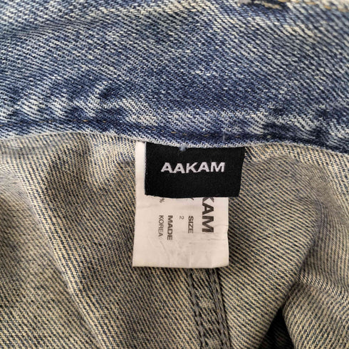 AAKAM クラッシュデニムパンツ メンズ 2