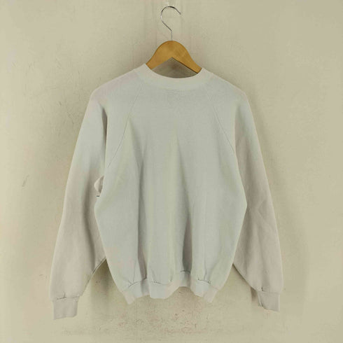 フルーツオブザルーム FRUIT OF THE LOOM 90S カナダ製 ALBERT 障害者スキー協会 プリント スウェット トップス メンズ import:XL