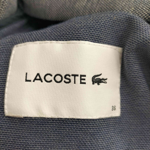 ラコステ LACOSTE シングルボタンテーラードジャケット レディース FR:36