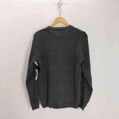 ヘルムートラング HELMUT LANG 90-00S 黒タグ 本人期 イタリア製 凹凸ストライプ ニット カットソー メンズ