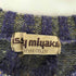 イッセイミヤケ ISSEY MIYAKE 70-80S オールスタイル期 幾何学柄 ウール アクリル ローゲージ ニット セーター メンズ