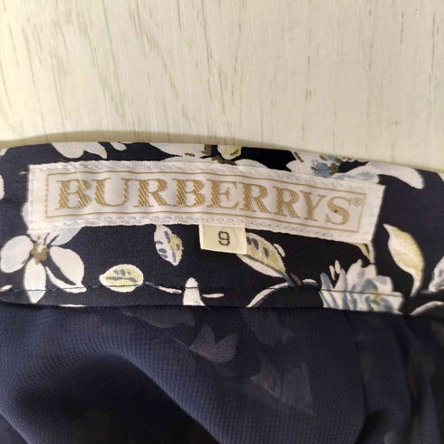 バーバリーズ BURBERRYS 90 S花柄 ロングスカート レディース 9