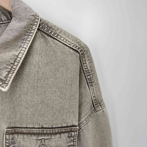 エイチアンドエム H&M ベルテッド デニムジャケット レディース import:XL