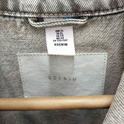 エイチアンドエム H&M ベルテッド デニムジャケット レディース import:XL