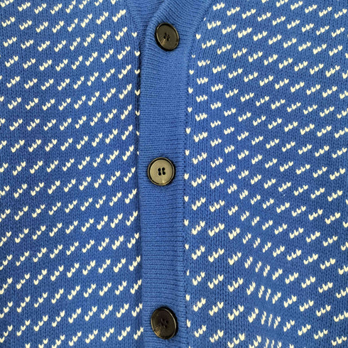 ビューティーアンドユースユナイテッドアローズ BEAUTY & YOUTH UNITED ARROWS バーズアイ バルキー Vネック カーディガン メンズ JPN:S