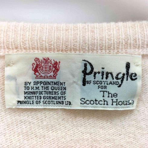 プリングルオブスコットランド Pringle of Scotland 80S アーガイル ウールニット メンズ 40