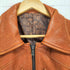 ノーアイディー NO ID. lamb leather 裏地総柄ダブルジップラムレザージャケット メンズ 3